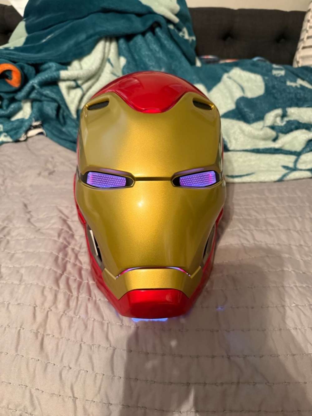 Marvel Iron Man Light-Up Helmet in Red and Gold